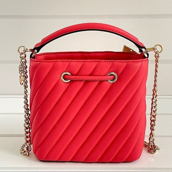 Michael Kors Suri Sm Quilted Bucket Crossbody Bag New With Tags - Picture 4 of 7